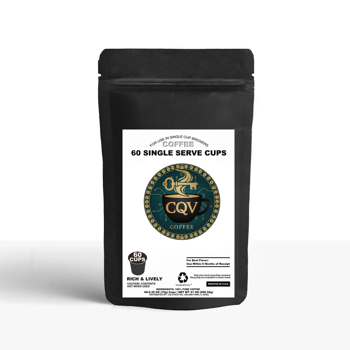 60 Pack Single Serve Coffee Capsules